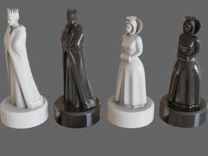 chess set 3D Model