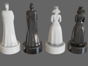 chess set 3D Model