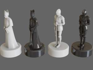 chess set 3D Model