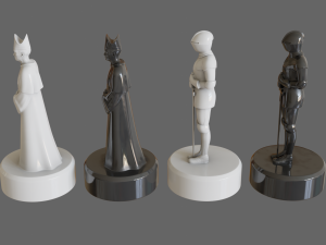 chess set 3D Model