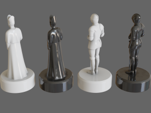 chess set 3D Model