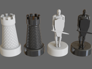 chess set 3D Model