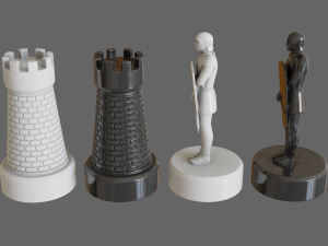 chess set 3D Model