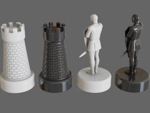 chess set 3D Model