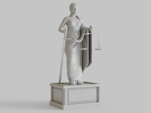 Themis Goddess of Law and Justice 3D-Modell