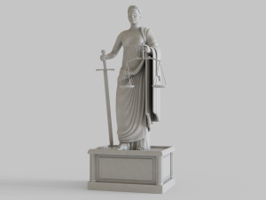 Themis Goddess of Law and Justice 3D-Modell