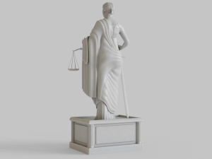 Themis Goddess of Law and Justice 3D-Modell