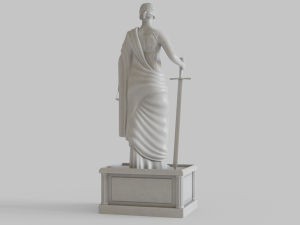 Themis Goddess of Law and Justice 3D-Modell