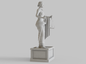 Themis Goddess of Law and Justice 3D-Modell