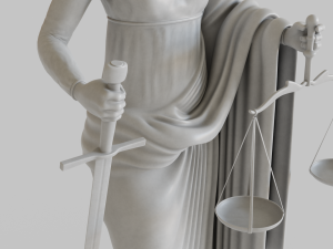 Themis Goddess of Law and Justice 3D-Modell