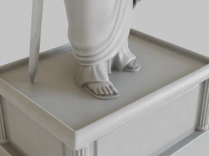 Themis Goddess of Law and Justice 3D Model