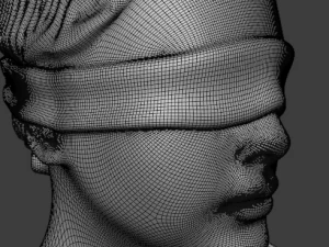 Themis Goddess of Law and Justice 3D Model