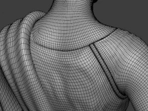 Themis Goddess of Law and Justice 3D Model