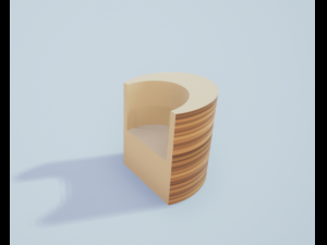 modern arm-chair Modelo 3D