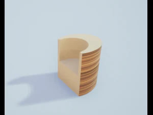 modern arm-chair 3D Model