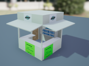 snacks shop Model 3D
