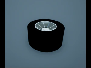 포뮬러 1 슬릭 레이싱 타이어 3D 모델