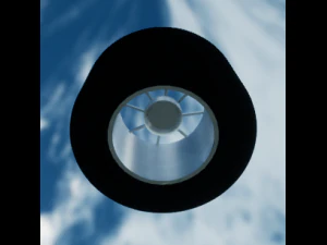 formula 1 slick racing tyre 3D Model