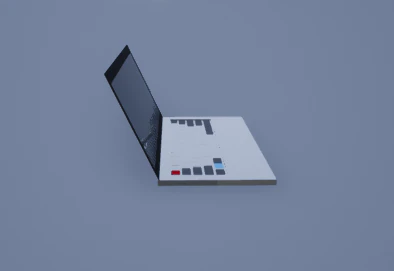 laptop 3D Model .c4d .max .obj .3ds .fbx .stl .blend 