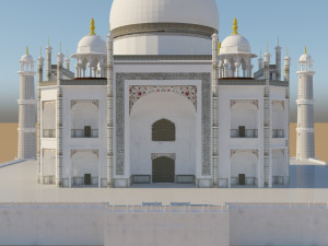 taj mahal mausoleum 3D 모델