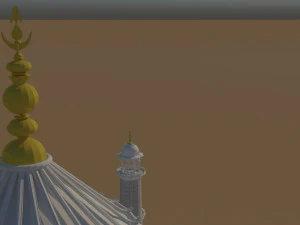 taj mahal mausoleum 3D Model