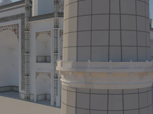 taj mahal mausoleum 3D Model