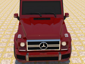 high poly mercedes benz g550 g-wagen 3D Model
