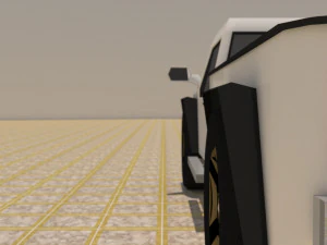 2 door 4x4 truck 3D Model