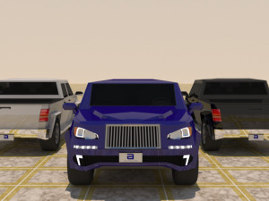 4 door 4x4 truck Modelo 3D