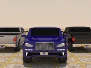 4 door 4x4 truck 3D Model