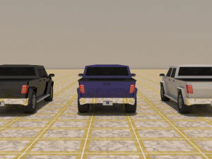 4 door 4x4 truck 3D Model