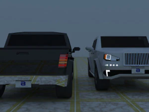4 door 4x4 truck 3D Model