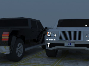 4 door 4x4 truck Modelo 3D