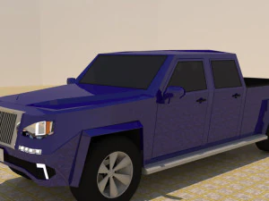 4 door 4x4 truck 3D Model