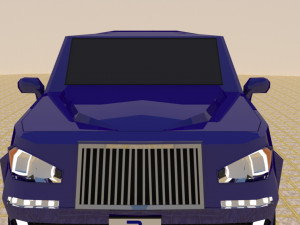 4 door 4x4 truck Modelo 3D