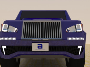 4 door 4x4 truck Modelo 3D