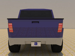 4 door 4x4 truck Modelo 3D