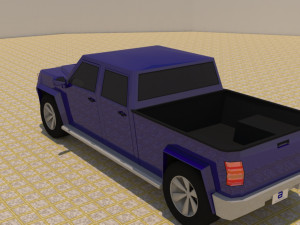 4 door 4x4 truck Modelo 3D