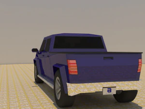 4 door 4x4 truck 3D Model