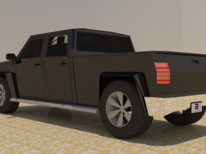 4 door 4x4 truck Modelo 3D