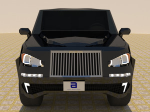 4 door 4x4 truck Modelo 3D