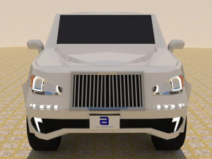 4 door 4x4 truck 3D Model