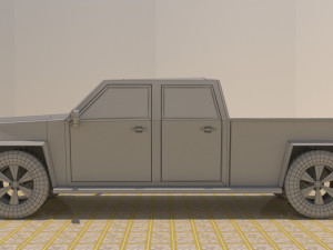 4 door 4x4 truck Modelo 3D