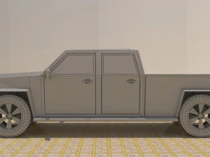 4 door 4x4 truck 3D Model