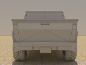 4 door 4x4 truck Modelo 3D