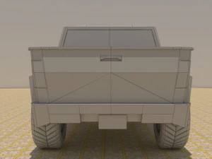 4 door 4x4 truck 3D Model