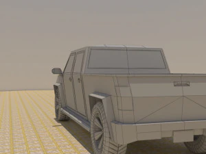 4 door 4x4 truck 3D Model