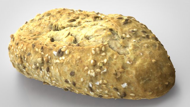 bread Modelo 3D .c4d .max .obj .3ds .fbx .stl .blend 