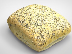 cereal bread 3D Модель