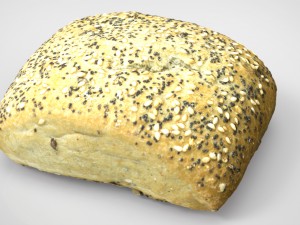 cereal bread 3D Модель
